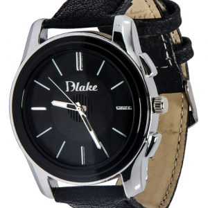 Quartz Round Analog Black Watch